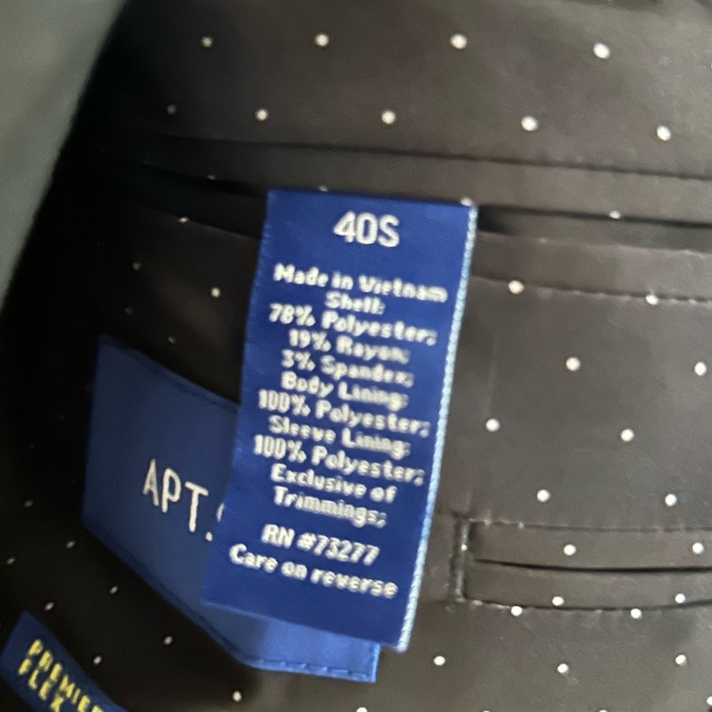 Apt. 9 Men’s Blazer Size 40S - Picture 4 of 4